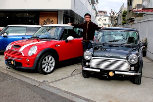 ローバーミニ　ご納車　チャコールブラック